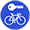A secure cycle store icon